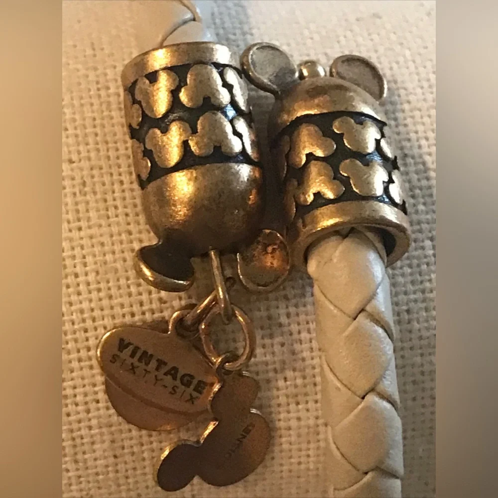 Alex and Ani Disney Stores MICKEY LEATHER WRAP Vintage 66